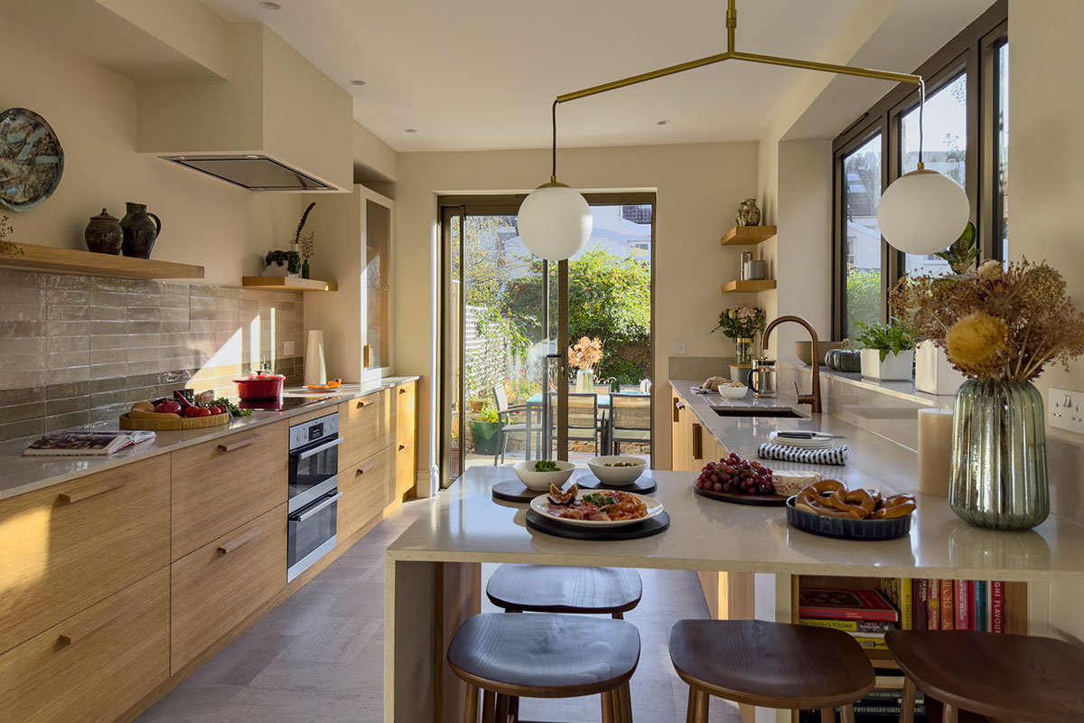 Kitchen redesign, work completed by Elite Build Bristol Ltd